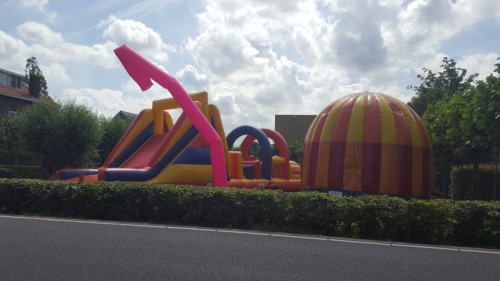 Skytube fluor roze 8m